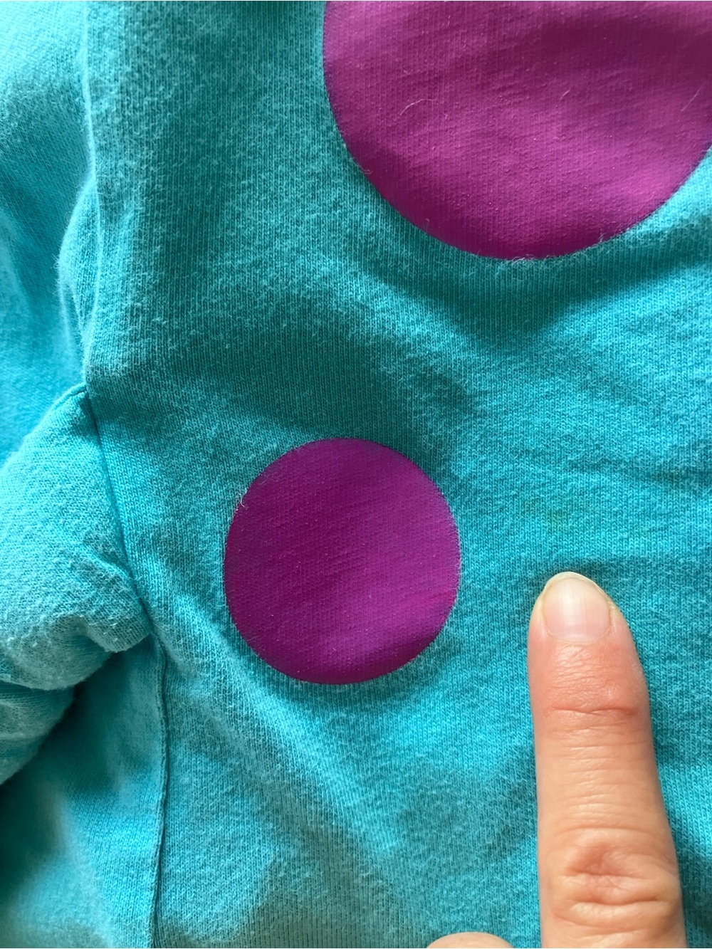 Disney Parks Monsters Inc Sulley Romper Costume Onesie 24M | 100% Cotton - Picture 7 of 12